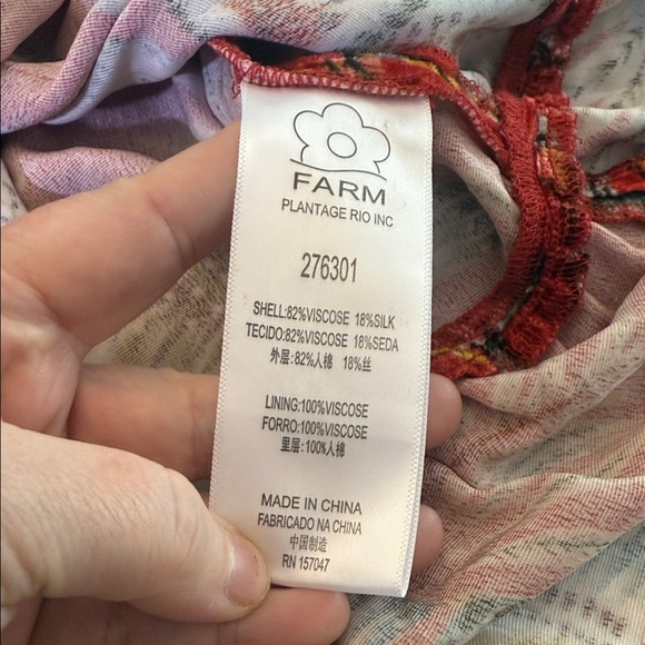 FARM Rio Red Floral Mini Dress - Picture 8 of 9